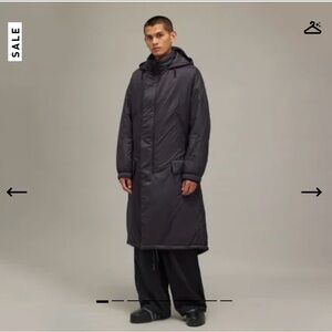 Y-3 ADIDAS PADDED HOODED PARKA Men’s LRG black